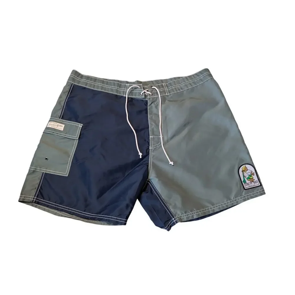 KANVAS BY KATIN men's swim trunks/shorts; size 38; Dogger Board shorts, 2 tone